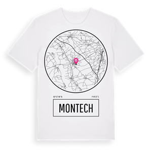 Montech t-shirt – ekologisk bomull t-shirt från Pinshirt