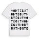 Montégut ordlek t-shirt