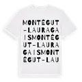 Montégut-Lauragais ordlek t-shirt