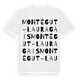Montégut-Lauragais ordlek t-shirt