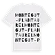 Montégut-Plantaurel ordlek t-shirt