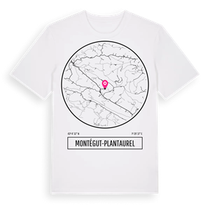 Montégut-Plantaurel t-shirt – ekologisk bomull t-shirt från Pinshirt