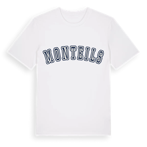 Monteils college t-shirt – ekologisk bomull t-shirt från Pinshirt