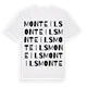 Monteils ordlek t-shirt