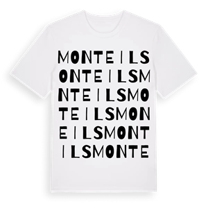 Monteils ordlek t-shirt – ekologisk bomull t-shirt från Pinshirt