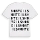 Monteils ordlek t-shirt