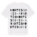 Montesquieu-Avantès ordlek t-shirt