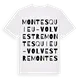 Montesquieu-Volvestre ordlek t-shirt
