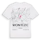 Montézic karta t-shirt