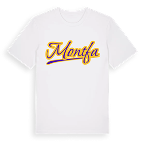 Montfa baseball t-shirt – ekologisk bomull t-shirt från Pinshirt