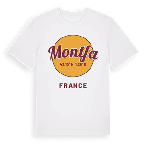 Montfa cirkel t-shirt – ekologisk bomull t-shirt från Pinshirt