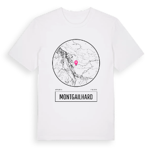 Montgailhard t-shirt – ekologisk bomull t-shirt från Pinshirt