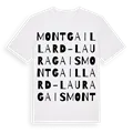 Montgaillard-Lauragais ordlek t-shirt