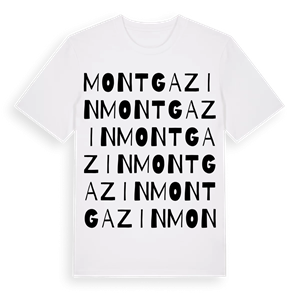 Montgazin ordlek t-shirt – ekologisk bomull t-shirt från Pinshirt