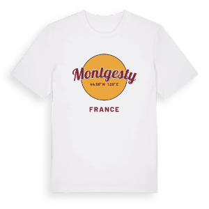 Montgesty cirkel t-shirt – ekologisk bomull t-shirt från Pinshirt