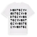 Montgey ordlek t-shirt