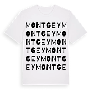 Montgey ordlek t-shirt – ekologisk bomull t-shirt från Pinshirt