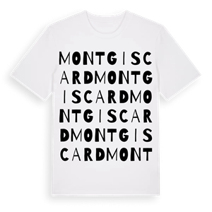 Montgiscard ordlek t-shirt – ekologisk bomull t-shirt från Pinshirt