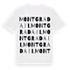 Montgradail ordlek t-shirt