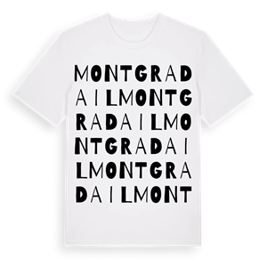 Montgradail ordlek t-shirt – ekologisk bomull t-shirt från Pinshirt