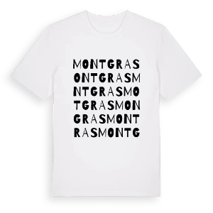 Montgras ordlek t-shirt – ekologisk bomull t-shirt från Pinshirt