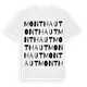 Monthaut ordlek t-shirt