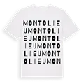Montolieu ordlek t-shirt