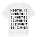Montolieu ordlek t-shirt