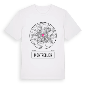 Montpellier t-shirt – ekologisk bomull t-shirt från Pinshirt