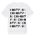 Montpinier ordlek t-shirt