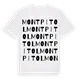 Montpitol ordlek t-shirt