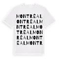 Montréal ordlek t-shirt