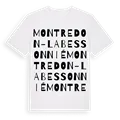 Montredon-Labessonnié ordlek t-shirt