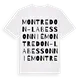 Montredon-Labessonnié ordlek t-shirt