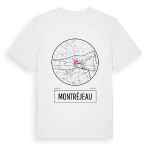 Montréjeau t-shirt – ekologisk bomull t-shirt från Pinshirt