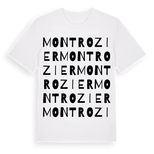 Montrozier ordlek t-shirt – ekologisk bomull t-shirt från Pinshirt