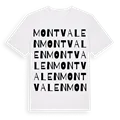 Montvalen ordlek t-shirt