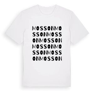 Mosson ordlek t-shirt – ekologisk bomull t-shirt från Pinshirt
