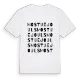 Mostuéjouls ordlek t-shirt