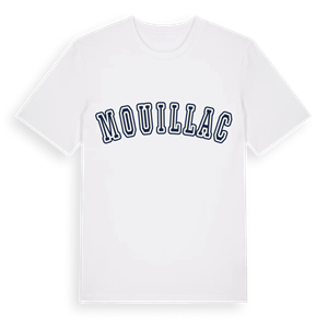 Mouillac college t-shirt – ekologisk bomull t-shirt från Pinshirt