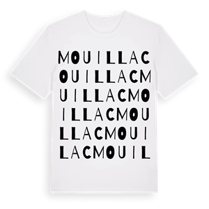 Mouillac ordlek t-shirt – ekologisk bomull t-shirt från Pinshirt