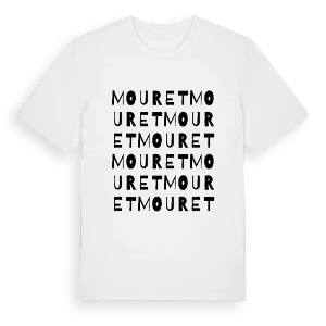 Mouret ordlek t-shirt – ekologisk bomull t-shirt från Pinshirt