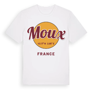 Moux cirkel t-shirt – ekologisk bomull t-shirt från Pinshirt