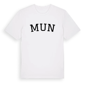 Mun böjd t-shirt – ekologisk bomull t-shirt från Pinshirt