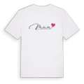 Mun hjärta t-shirt