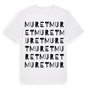 Muret ordlek t-shirt – ekologisk bomull t-shirt från Pinshirt