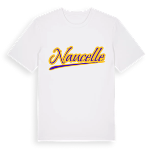 Naucelle baseball t-shirt – ekologisk bomull t-shirt från Pinshirt