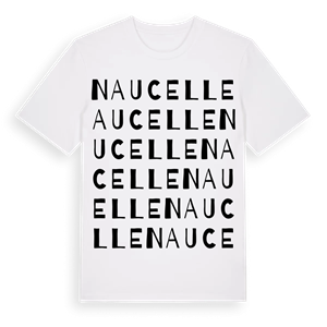 Naucelle ordlek t-shirt – ekologisk bomull t-shirt från Pinshirt