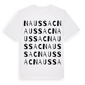Naussac ordlek t-shirt – ekologisk bomull t-shirt från Pinshirt