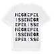 Nègrepelisse ordlek t-shirt